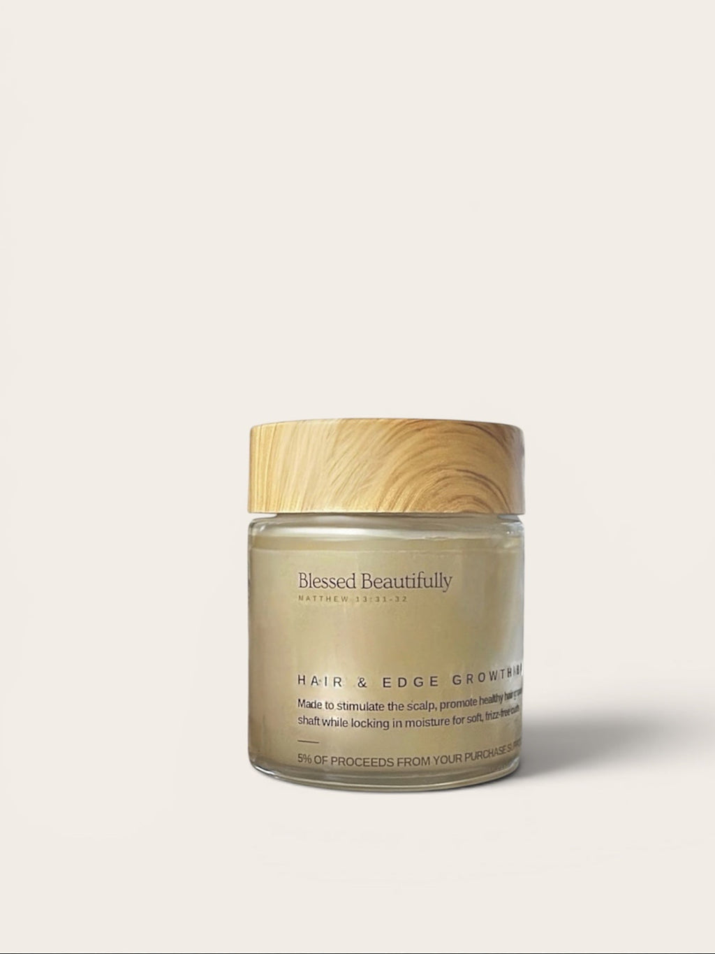 Blessed Beautifully Hair and Edge Growth Balm, 4 oz