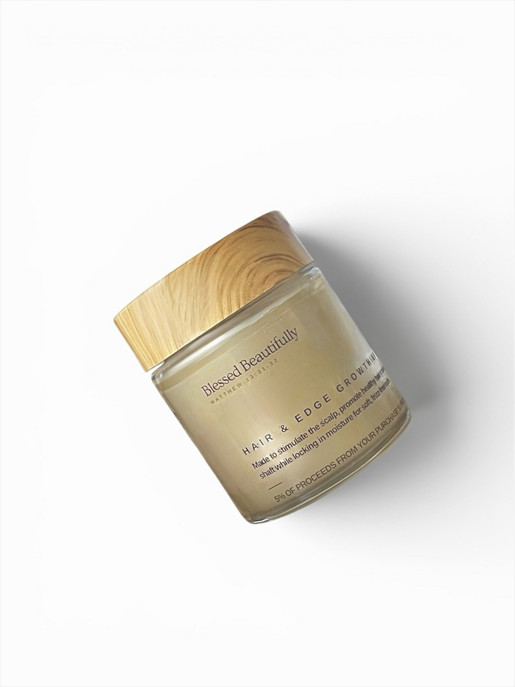 Blessed Beautifully Hair and Edge Growth Balm, 4 oz