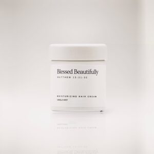 blessed beautifully moisturizing hair cream, 4 oz, vanilla mint