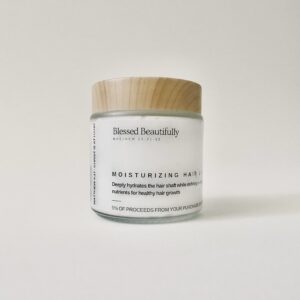 blessed beautifully moisturizing hair cream, 4 oz, vanilla mint